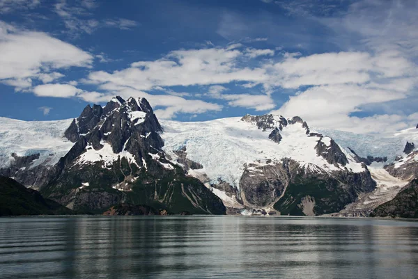 Alaska glaciären från Discovery Bay — Stockfoto