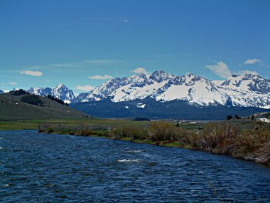 Somon nehir kenarında Stanley, Idaho 6