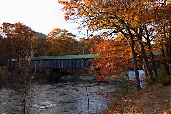 Ponte coperto del Vermont — Foto Stock