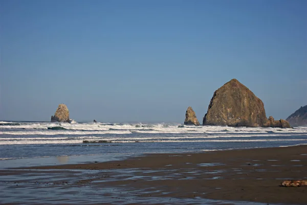 Oregon costa mar eu empilha — Fotografia de Stock