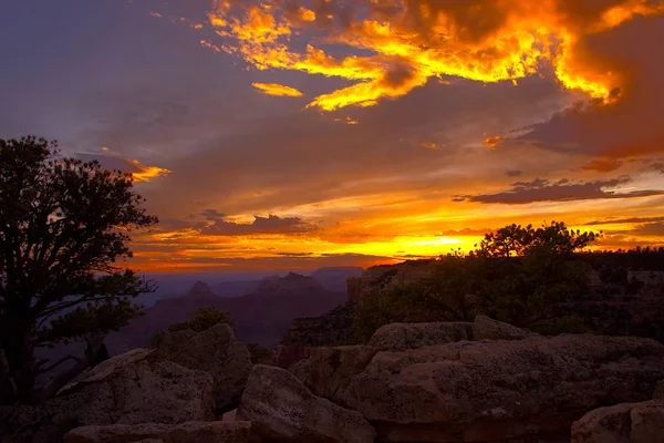 Cape Royal Overlook K gün batımında — Stok fotoğraf