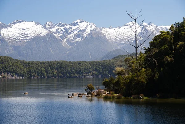 Lago Manapouri Nova Zelândia A — Fotografia de Stock