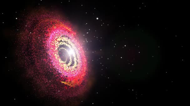 Galaxia Rosa Versión 1 — Vídeo de stock