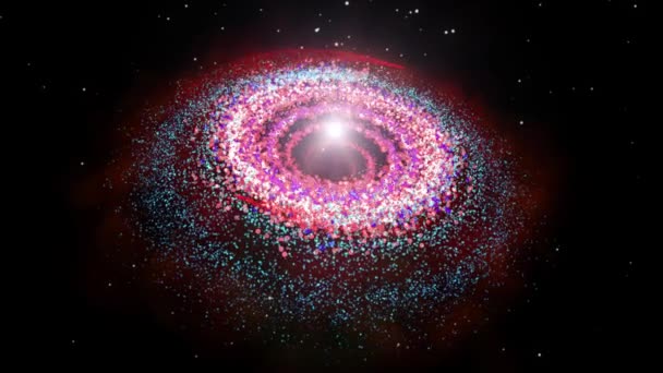 Kırmızı hızlı Galaxy sürüm 5 — Stok video