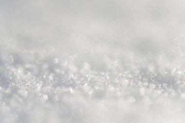 Kar arka plan - seçici odak, kopya alanı