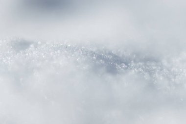 Kar arka plan - seçici odak, kopya alanı