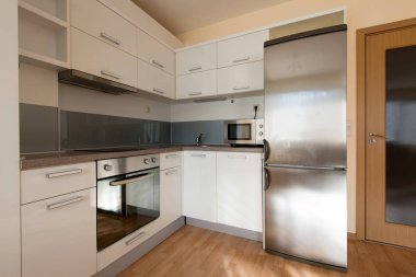 modern beyaz mutfak iç mimarisi