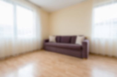 Modern oturma odası iç arka plan - kopya alanı için bulanıklık