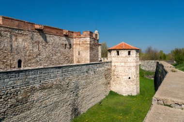 Baba Vida - Vidin, Kuzeybatı Bulgaristan'da eski ortaçağ kalesi. Bulgaristan kavramı için seyahat.