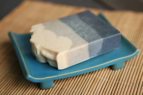 Natural handmade soap. — Stock Photo, Image