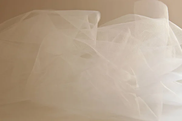 Tulle blanc fond de tissu . — Photo