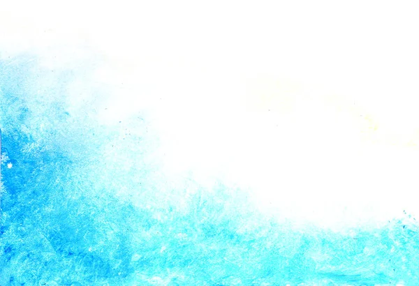 Sanatsal Deniz Suyu Boyama Arka Planı Soyut Deniz Havası Vuruşlarla — Stok fotoğraf