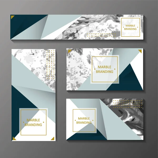 Kartvizitler, kapak, afiş, broşür ve model tasarım şablonu ile Mermer doku. İleti örneği tasarım vektör Illustration. Mermer veya akrilik doku taklit. Marka tasarım
