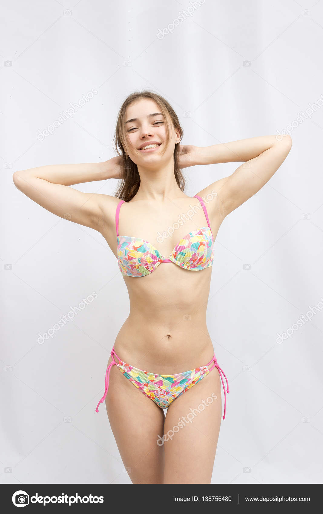 Beautiful girl sale in swimsuit