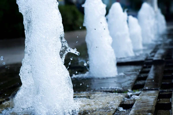 The gush of water of a fountain — Stock Photo, Image