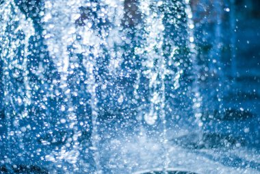 Çeşmeden su coşma. Splash su çeşme, soyut resim