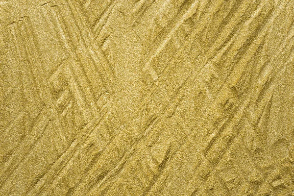 輝く黄金の塵の表面の詳細なテクスチャ ゴールデン光沢のある壁紙 クリスマスのための完璧な 新年やその他の休日の背景 黄金の粉 — ストック写真