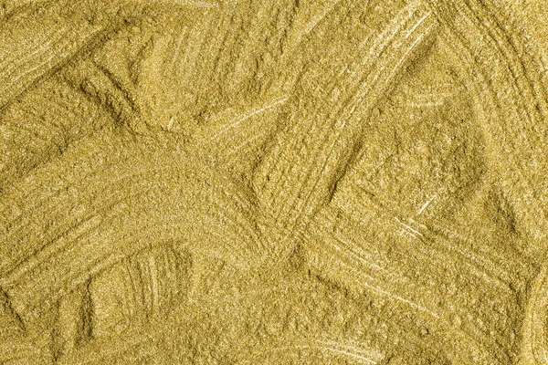 Detaillierte Textur Der Glitzernden Goldenen Stauboberfläche Golden Shiny Wallpaper Perfekt — Stockfoto