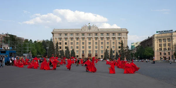 9 Mayıs 2010 Kharkov, Ukrayna. Özgürlük kare konserinde