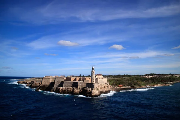 Kuba Hawana Fort Morro — Zdjęcie stockowe