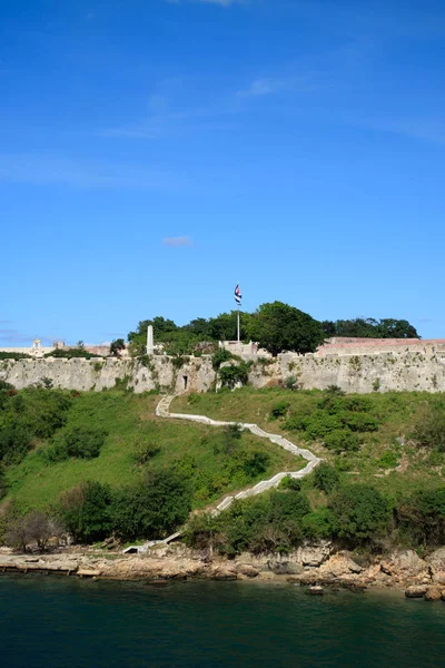 Morro fort havana kuba — Stockfoto