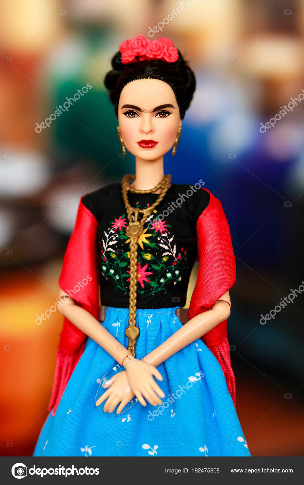 Barbie Inspiring Women Series Frida Kahlo Doll – Stock Editorial