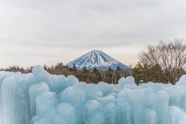 Eisfestival, mt.fuji, japan — Stockfoto