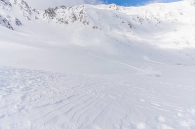 Monte edin. Kiso-Komagatake, Merkezi Alpler, Nakano, Japonya
