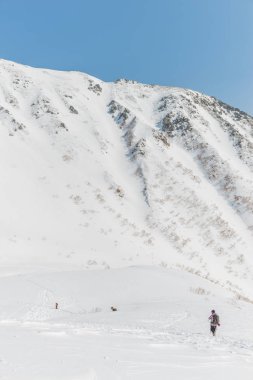 Monte edin. Kiso-Komagatake, Merkezi Alpler, Nakano, Japonya