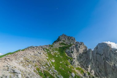 Monte edin. Kiso-Komagatake, Merkezi Alpler, Nakano, Japonya
