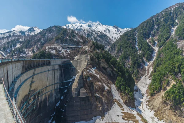 Diga di Kurobe, Tetayama, Giappone — Foto Stock