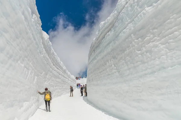 Сніг стіни на Tateyama, Японія — стокове фото