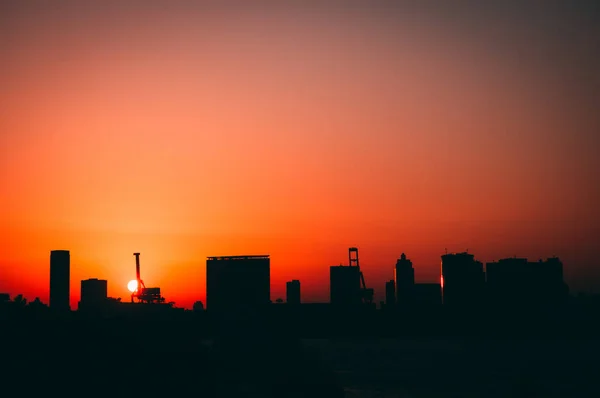 Tokyo bei Sonnenuntergang — Stockfoto