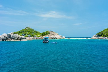 Asya tropik beach paradise adlı Nang Yuan Island, Tayland