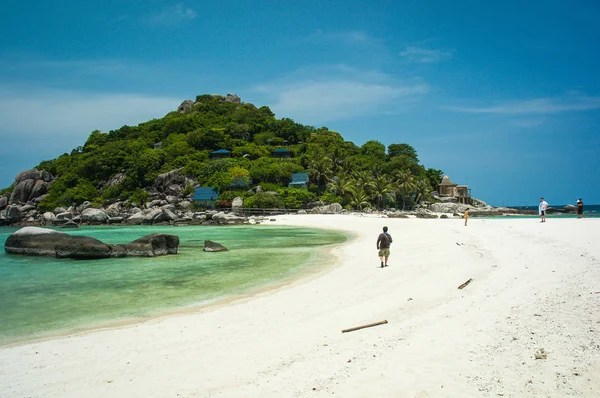 Azji tropikalnej plaży paradise w Nang Yuan Island, Tajlandia — Zdjęcie stockowe