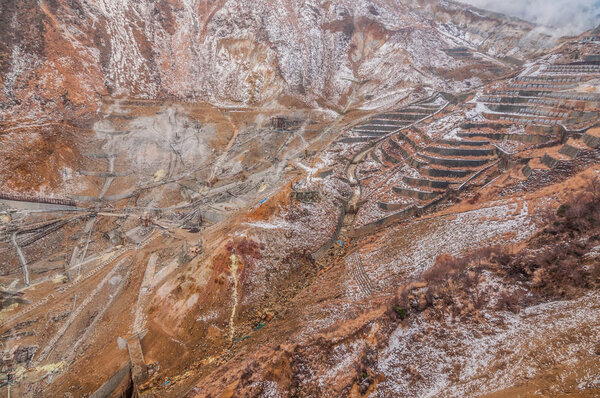 Owakudani volcanic valley,Japan