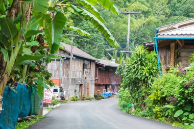 Chiang Mai Tayland - 16 Temmuz: Ban Mae kampong Köyü güzel kırsal Chiang Mai: üzerinde 16 Temmuz 2015 Chiang Mai, Tayland.