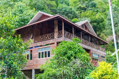 Chiang Mai Tayland - 16 Temmuz: Ban Mae kampong Köyü güzel kırsal Chiang Mai: üzerinde 16 Temmuz 2015 Chiang Mai, Tayland.