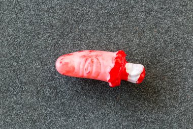 holloween decolation kumaş arka plan üzerinde