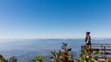 Chiangmai, Tayland - 21 Aralık: Kew Mae Pan bakış, Doi Inthanon Milli Parkı, üzerinde 21 Aralık 2016 Chiangmai, Tayland
