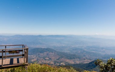 Chiangmai, Tayland - 21 Aralık: Kew Mae Pan bakış, Doi Inthanon Milli Parkı, üzerinde 21 Aralık 2016 Chiangmai, Tayland