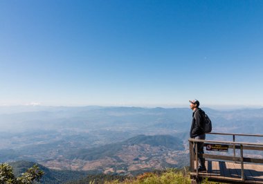 Chiangmai, Tayland - 21 Aralık: Kew Mae Pan bakış, Doi Inthanon Milli Parkı, üzerinde 21 Aralık 2016 Chiangmai, Tayland