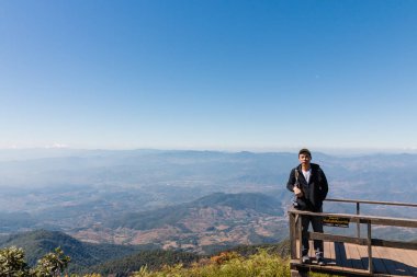 Chiangmai, Tayland - 21 Aralık: Kew Mae Pan bakış, Doi Inthanon Milli Parkı, üzerinde 21 Aralık 2016 Chiangmai, Tayland