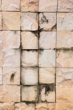 taş duvar bloklarıyla yapılan arka planı