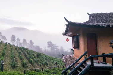 Ruk Tay köyde Mae Hong Son, Thailand
