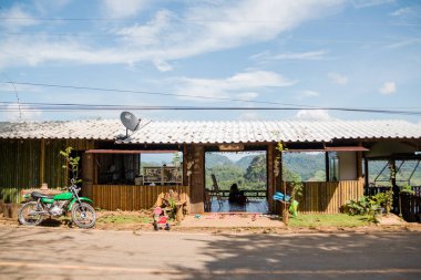 Maehongson, Tayland - 3 Ekim 2016: Bann Ja Bo Köyü Ekim 3,