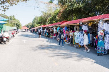 Prachuap Khiri Khan, Tayland - Aralık 25: Cityscape üzerinde 25 Aralık 2016 Prachuap Khiri Khan, Tayland Hua Hin