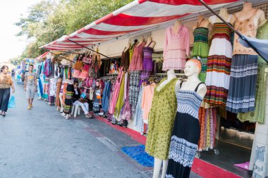 Prachuap Khiri Khan, Tayland - Aralık 25: Cityscape üzerinde 25 Aralık 2016 Prachuap Khiri Khan, Tayland Hua Hin