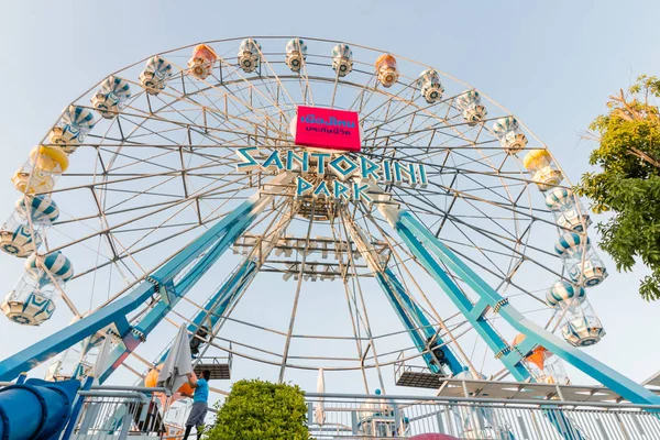 : Phetchaburi, Thailand - Aralık 24: Santorini Park, Tayland en yeni bir eğlence Cha-am tarihinde 24 Aralık 2016 yılında: Phetchaburi, Thailand