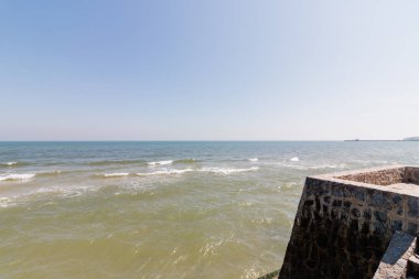 Deniz Manzaralı bir balkon Huahin Beach Tayland